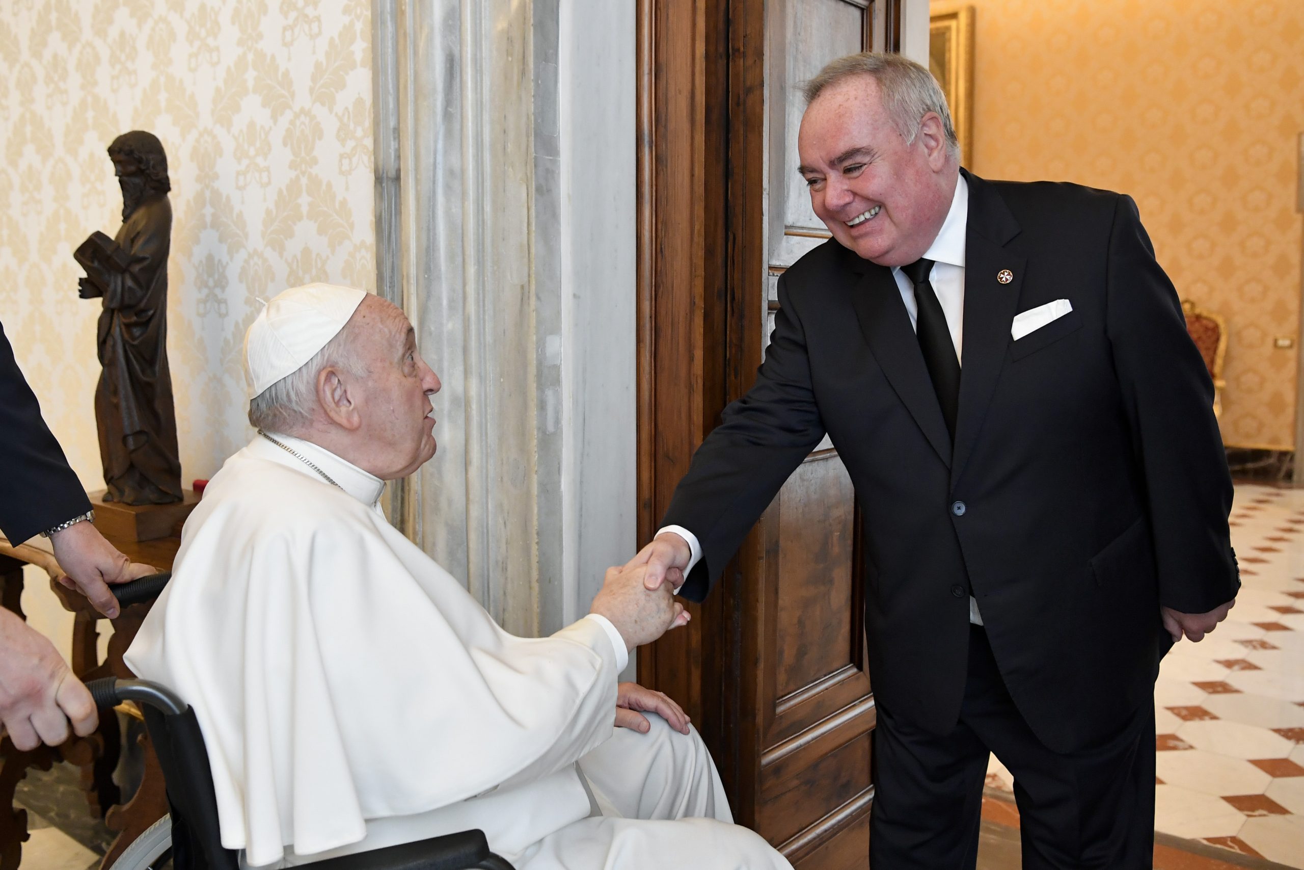 Pope Francis, Grand Master of the Order of Malta calls for prayers and to strengthen the mission in favour of the people in need