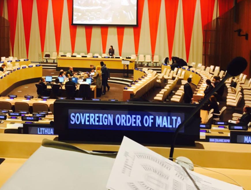 Celebration of fifteen years of collaboration between the Permanent Observer Mission of the Sovereign Military Order of Malta and the United Nations community in New York