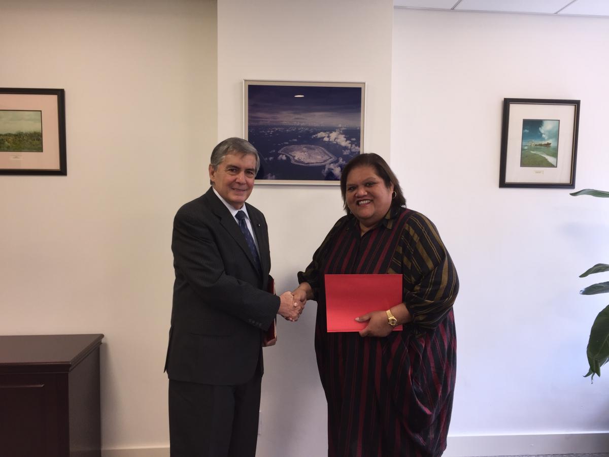 Establishment of Diplomatic Relations with the Republic of Nauru
