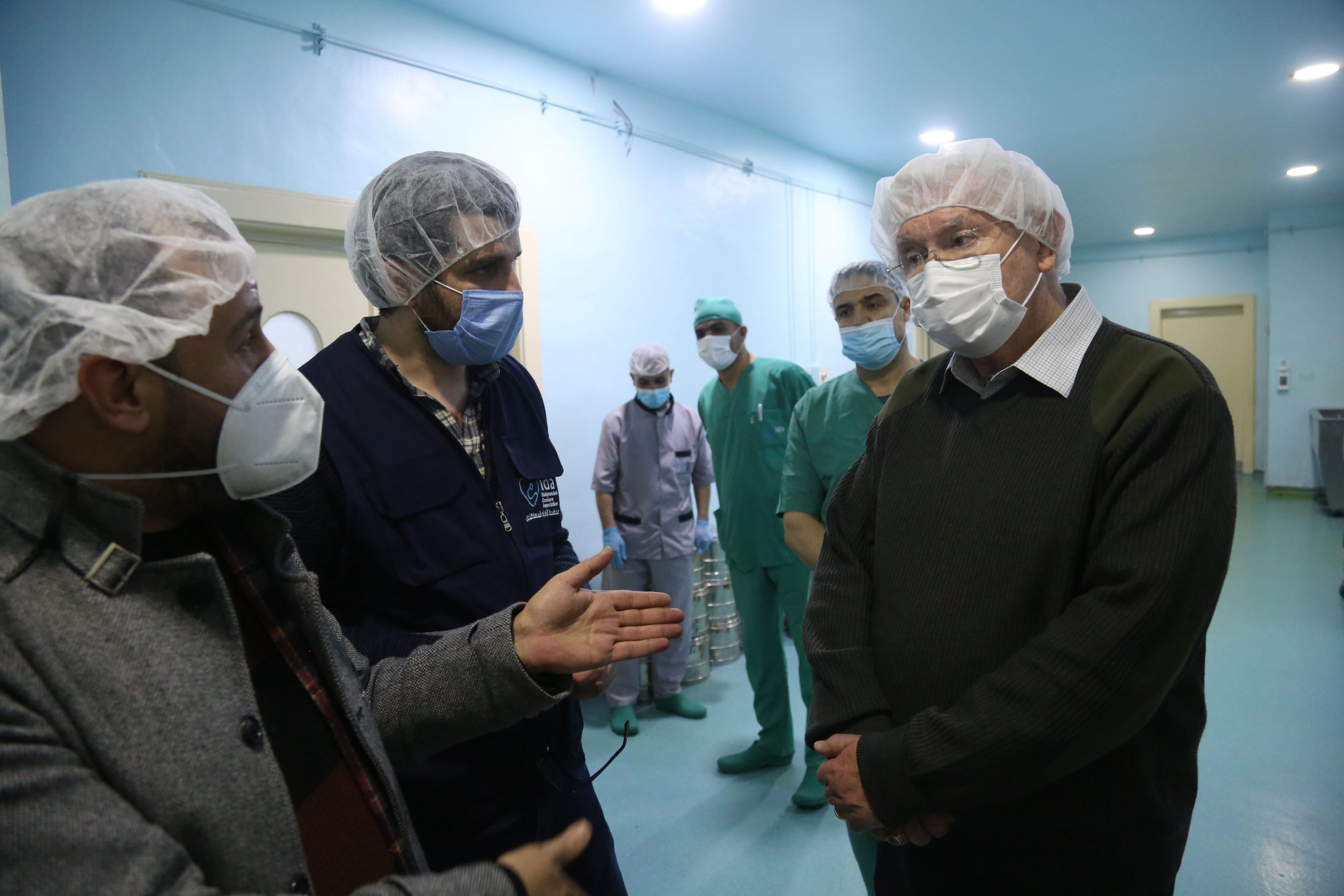 Ambassador Beresford-Hill visits hospital and refugee camp in Syria