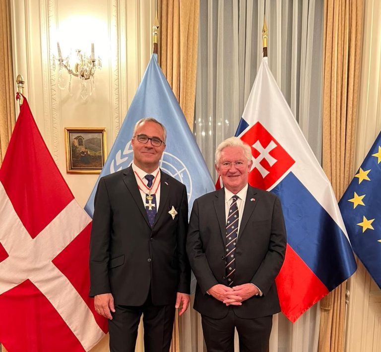 H.E. Michal Mlynár Honored by the Sovereign Order of Malta Order of