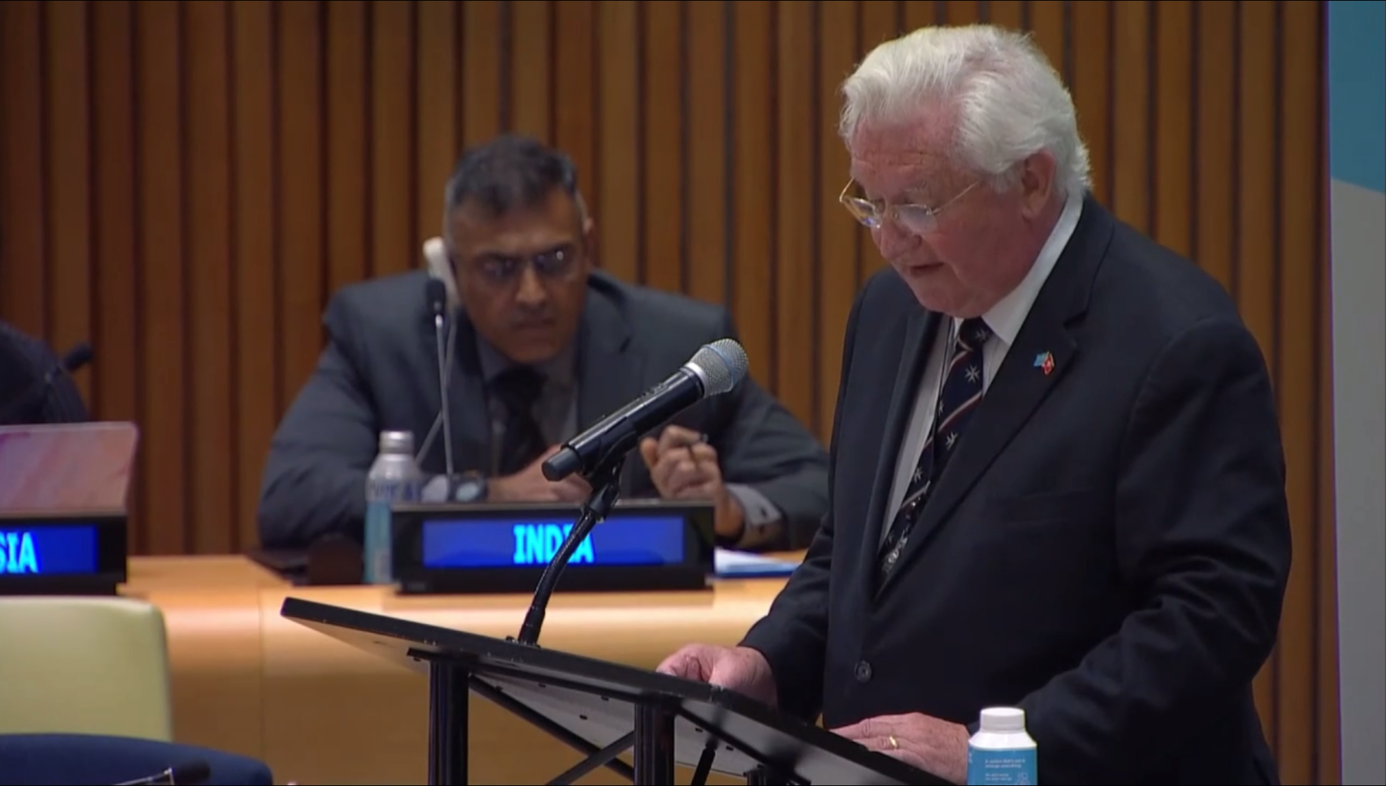 Ambassador Beresford-Hill delivers statement at the High-Level Meeting on Rights of Minorities