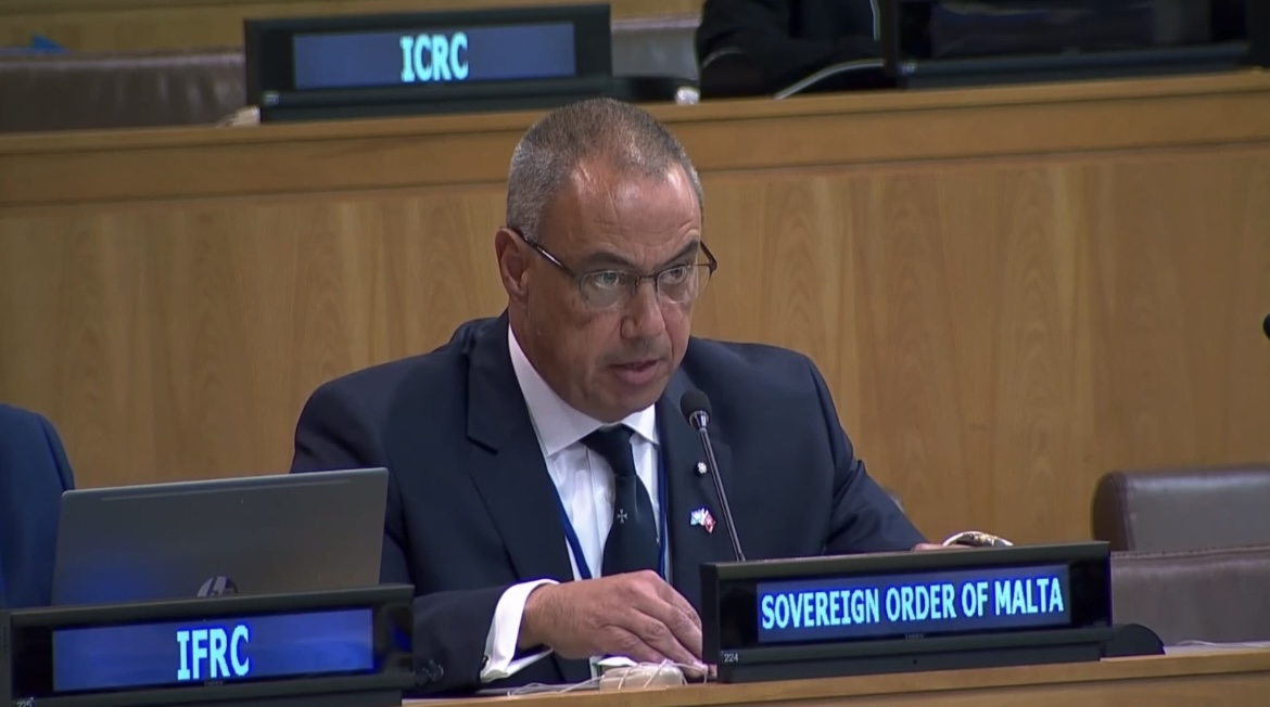Counsellor Mr. Peter McGuire delivers statement at the Third Committee for the 77th session of the General Assembly