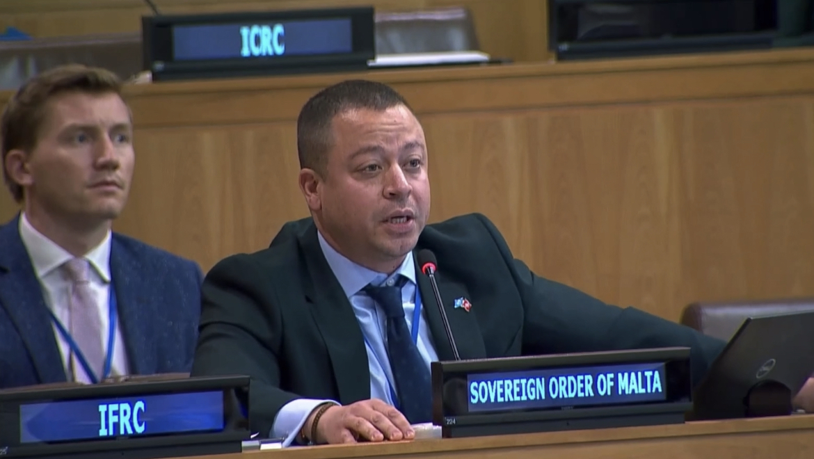 Counsellor Mr. Felipe Victoria-Grueso delivers statement at the Third Committee for the 77th session of the General Assembly