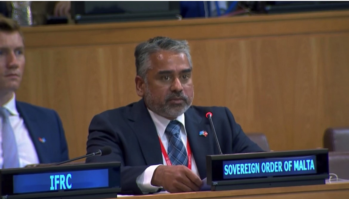 Attaché Mr. Ravi Tripptrap delivers statement at the Third Committee for the 77th session of the General Assembly