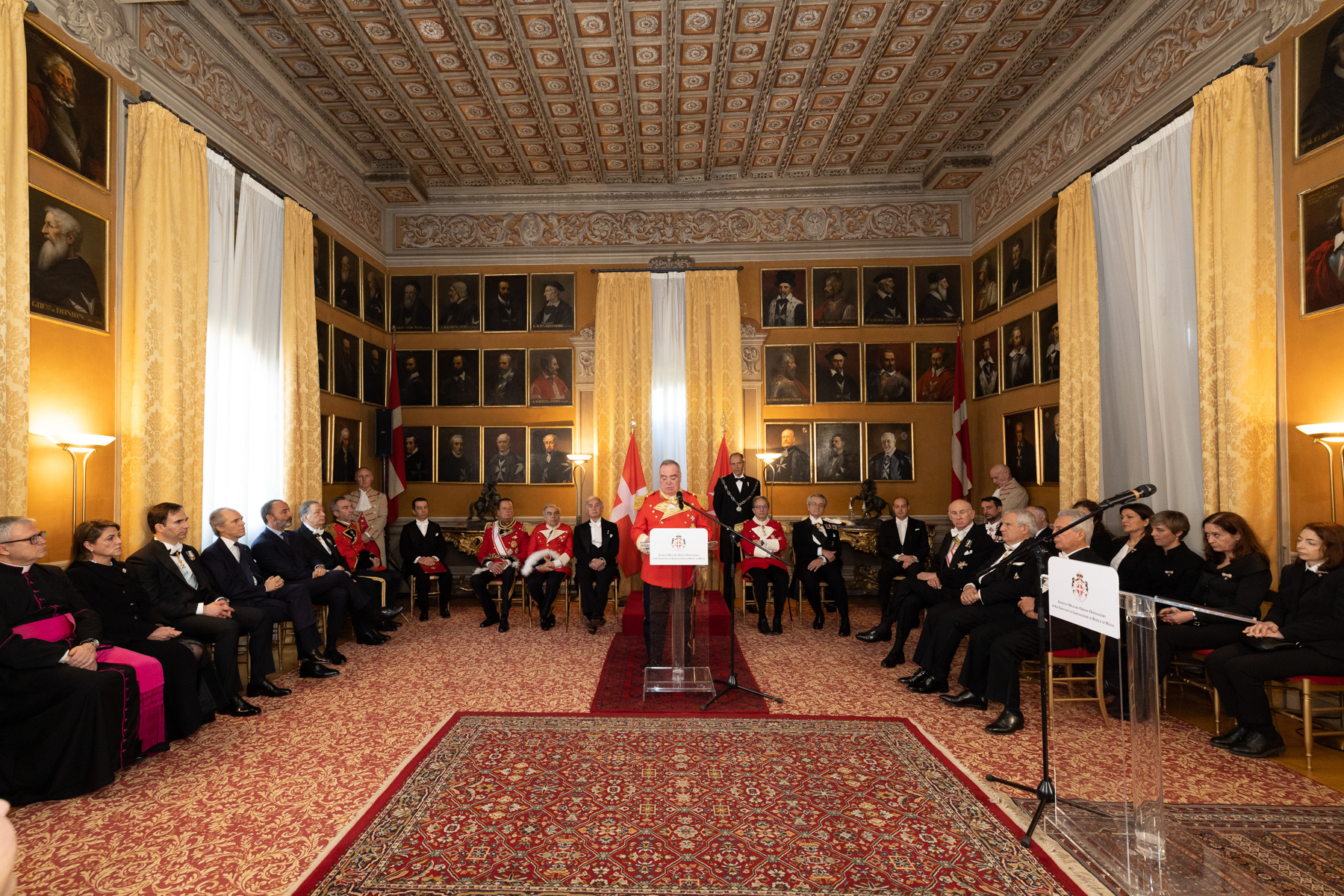 Speech of the Lieutenant of the Grand Master Fra’ John T. Dunlap to the Diplomatic Corps accredited to the Sovereign Order of Malta