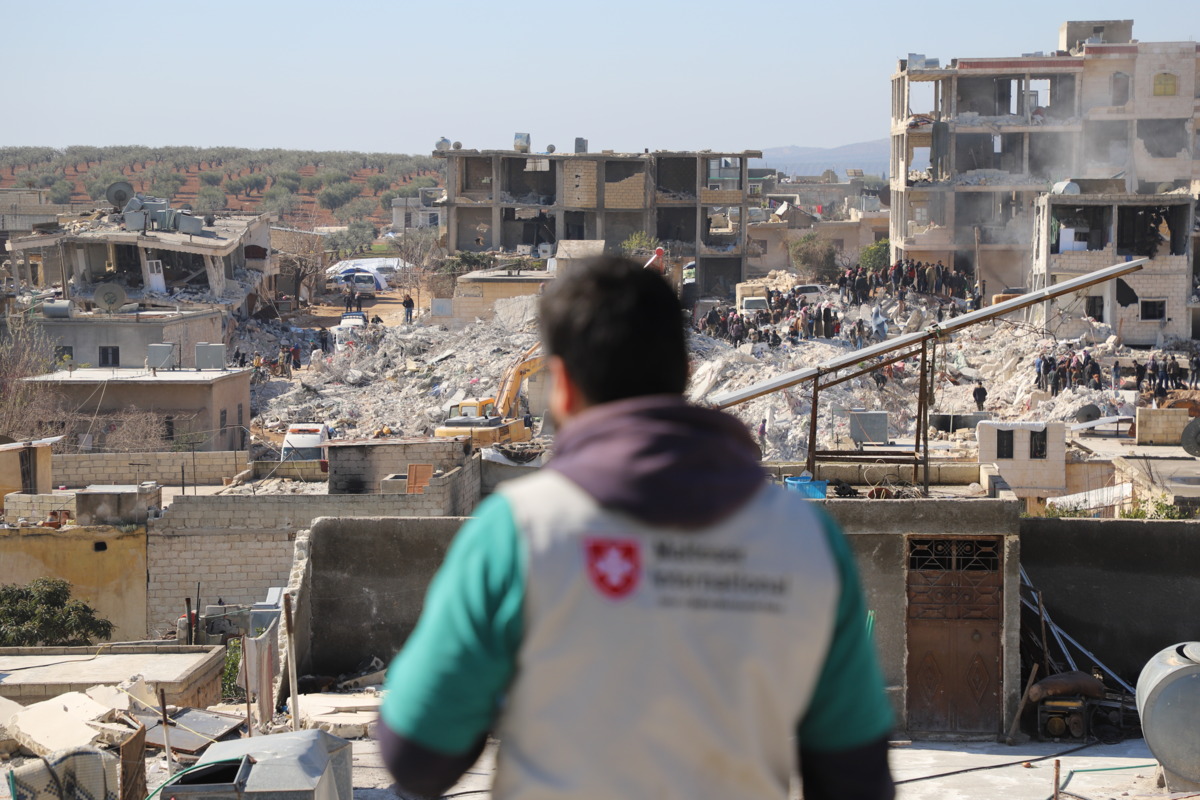 Aid distribution through Malteser International in Syria after devastating earthquake