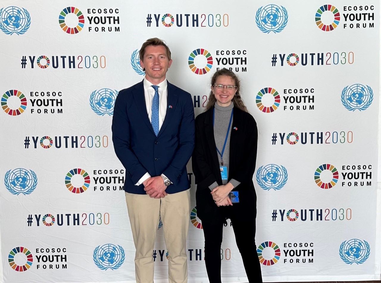 Delegation of the Sovereign Order of Malta participating in the ECOSOC Youth Forum 2023