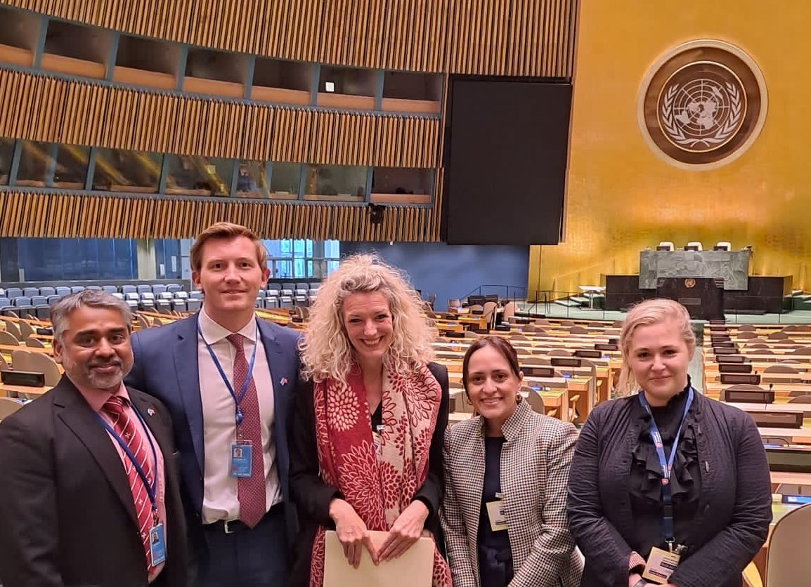 Malteser International’s Communications Team Hosted at the United Nations General Assembly Hall by H.E. Ambassador Beresford-Hill