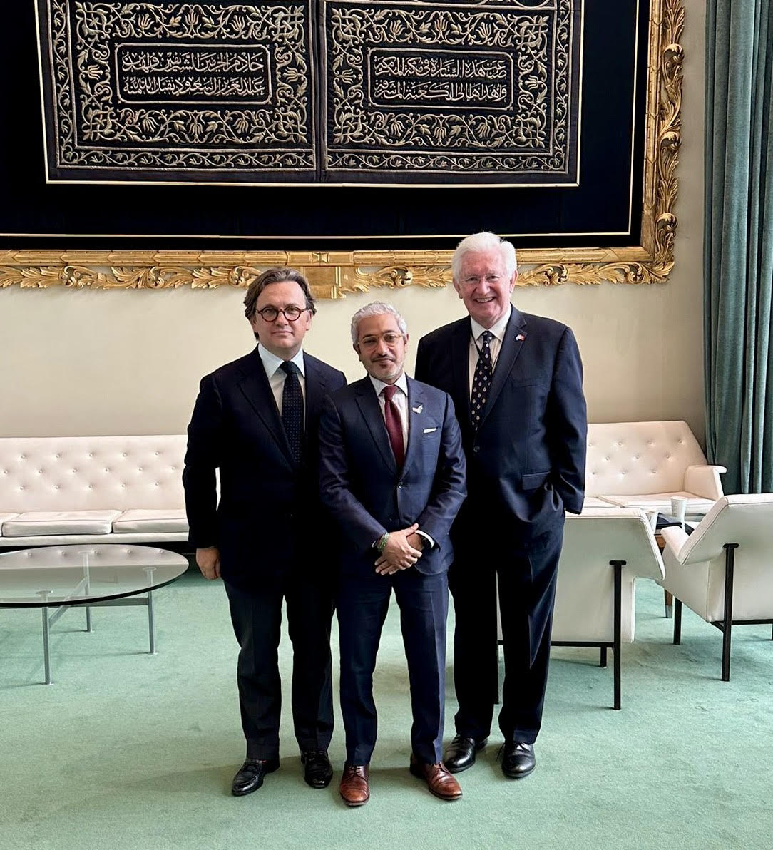 H.E. Ambassador Beresford-Hill accompanied by H.E. Ambassador Mr. Julien Brunie, met with H.E. Ambassador Mr. Mohamad Issa Abushahab, DPR of the Permanent Mission of the UAE to the UN