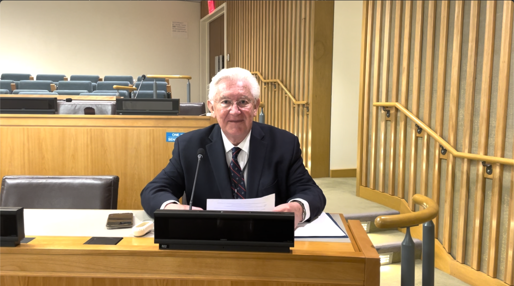 H E Ambassador Paul Beresford Hill Delivers Intervention To Ecosoc