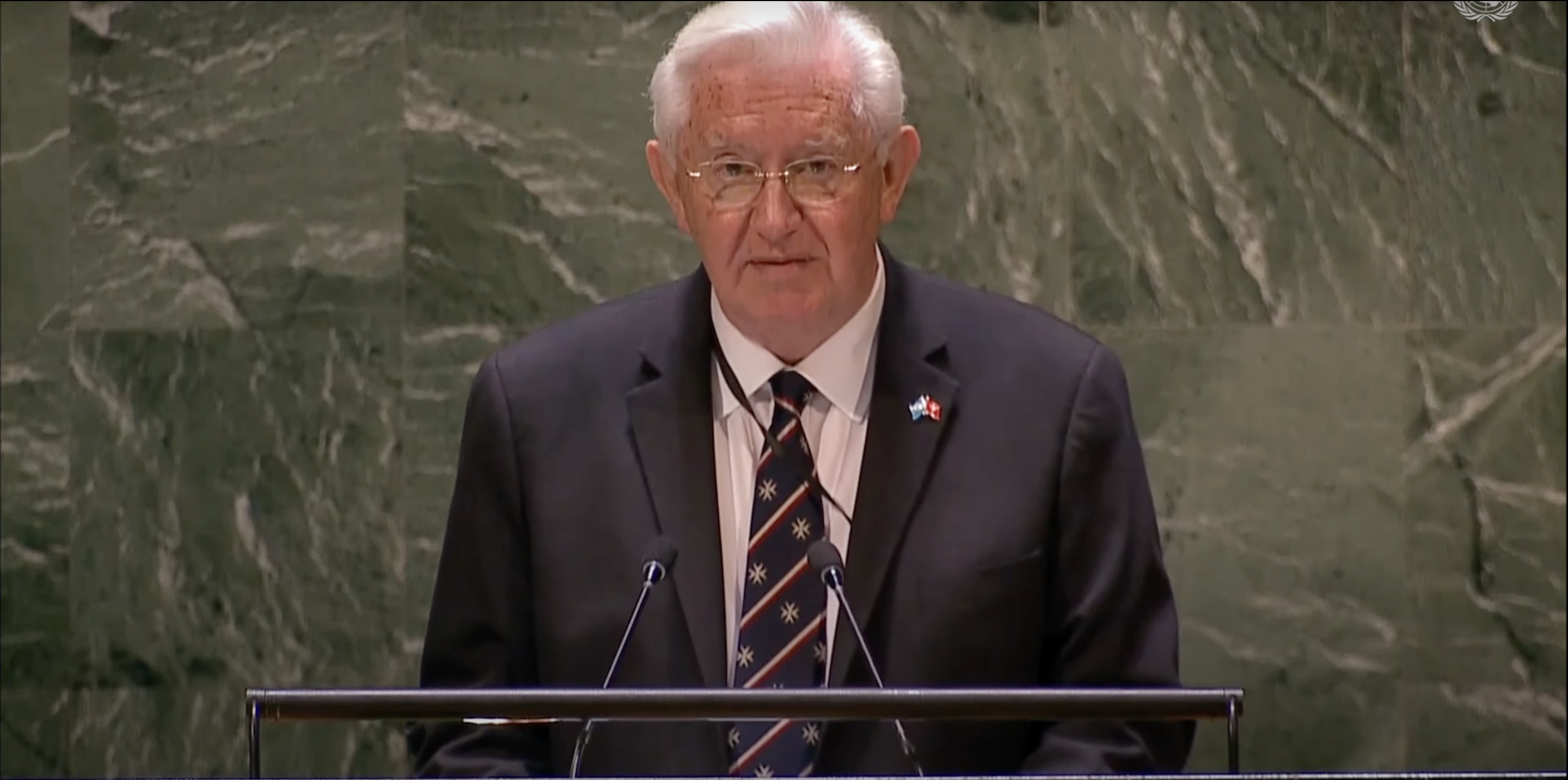 H.E. Ambassador Beresford-Hill addressed the General Assembly regarding the responsibility to prevent genocide, war crimes, ethnic cleansing, and crimes against humanity