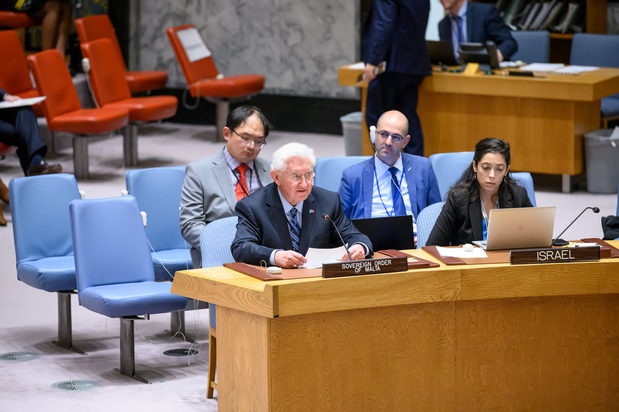 Ambassador Beresford-Hill Addresses the Security Council Regarding the Crisis in the Middle East