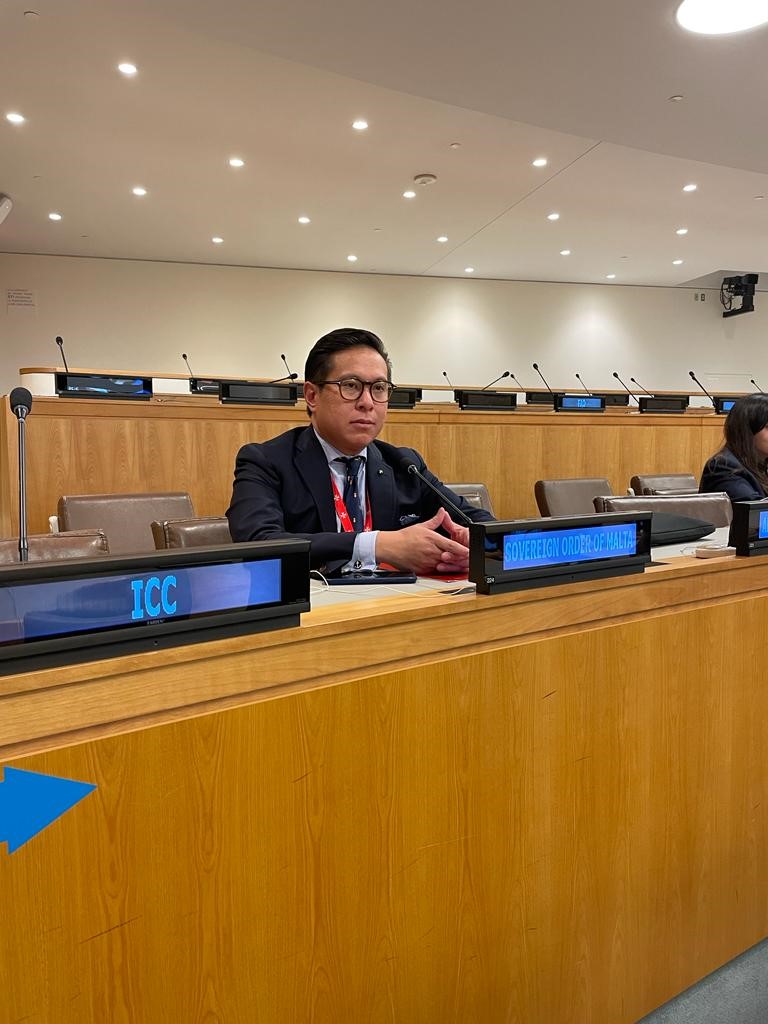Dr. Michael Espiritu delivered a statement on the Sale and Exploitation of Children at the Third Committee