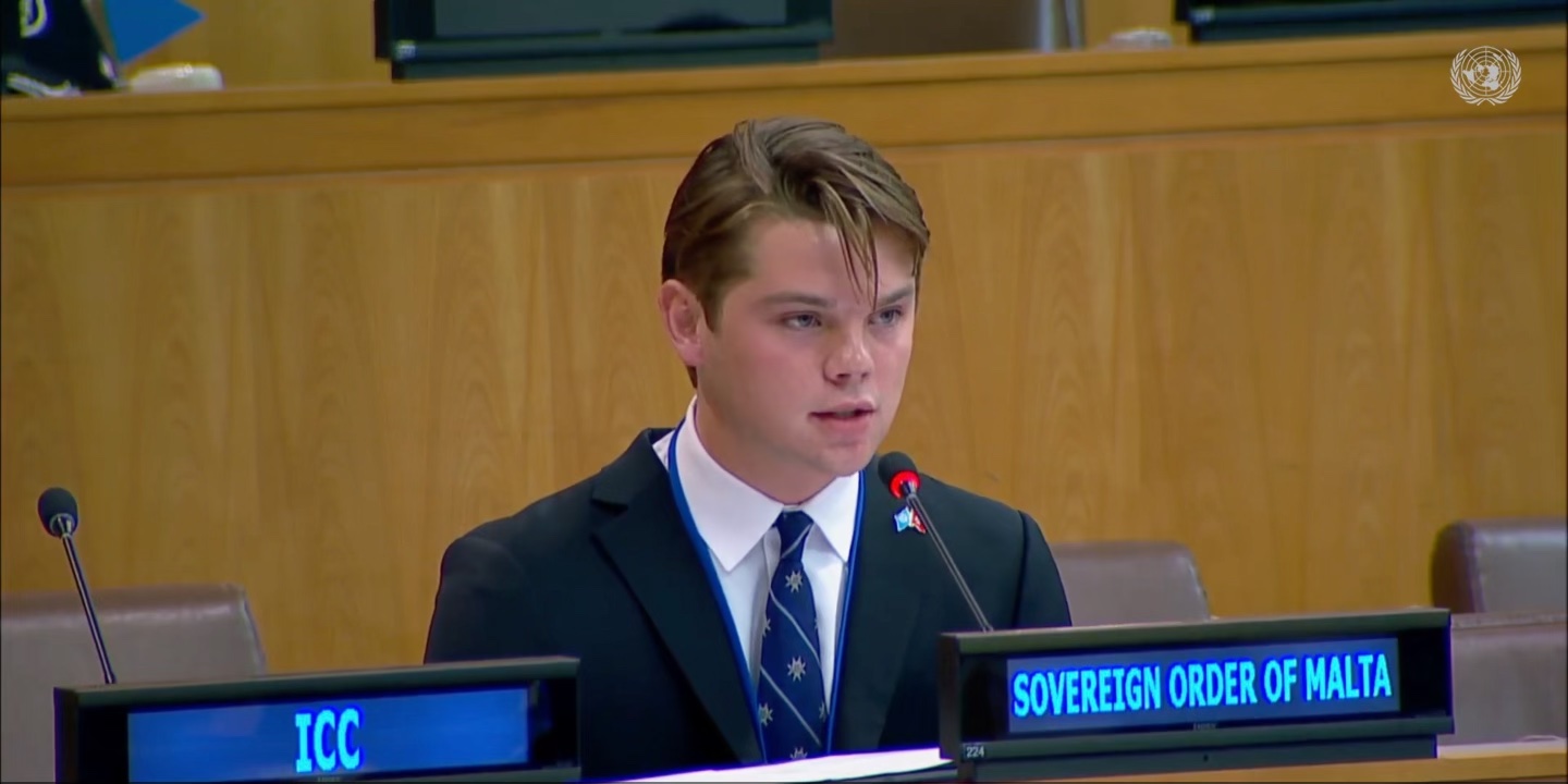Mr. Conor C. Maenpaa delivers a statement on Crime Prevention and Criminal Justice at the Third Committee