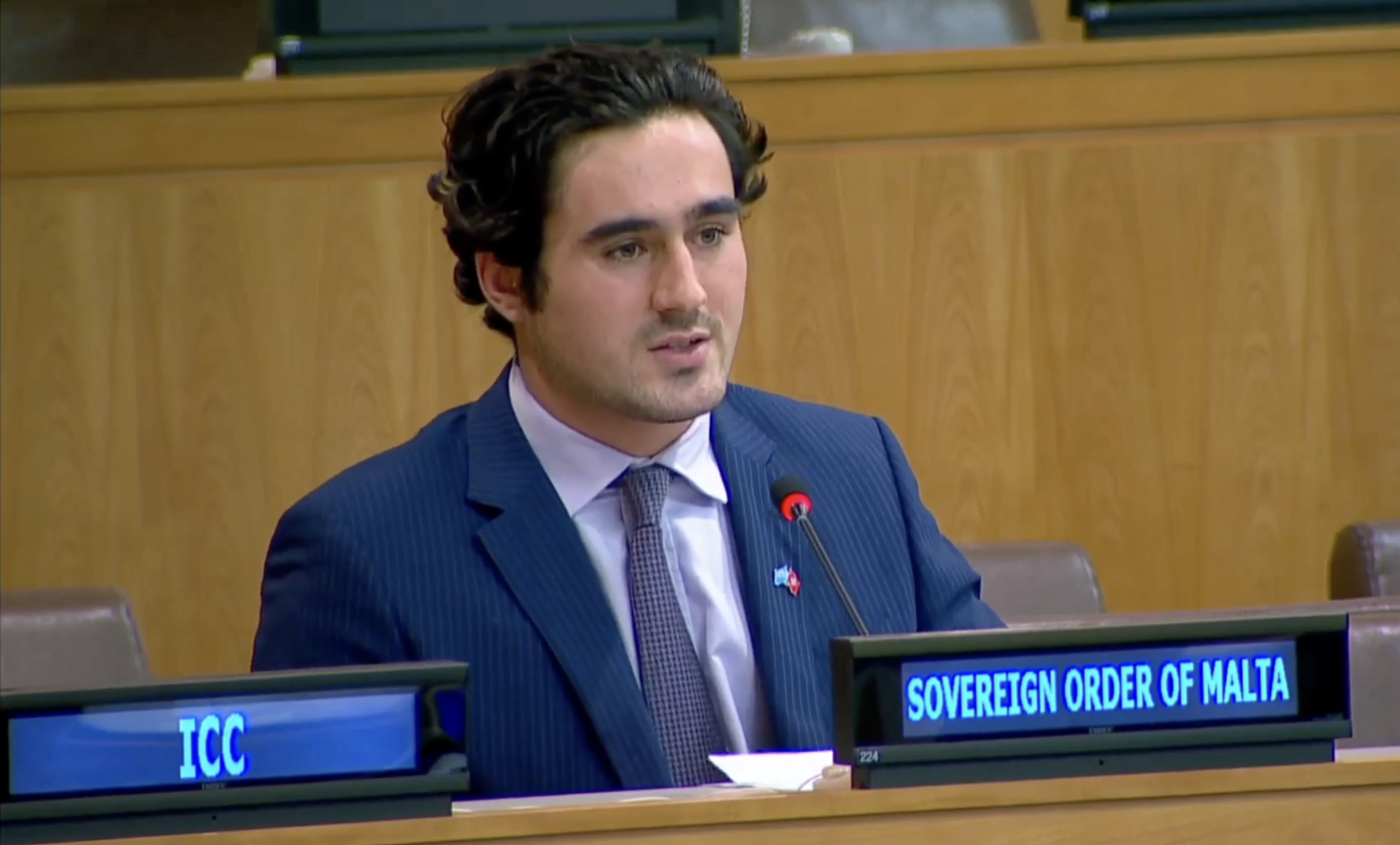 Mr. Scalabrini-McKellar Delivered a Statement on Extreme Poverty and its Effects on Human Rights
