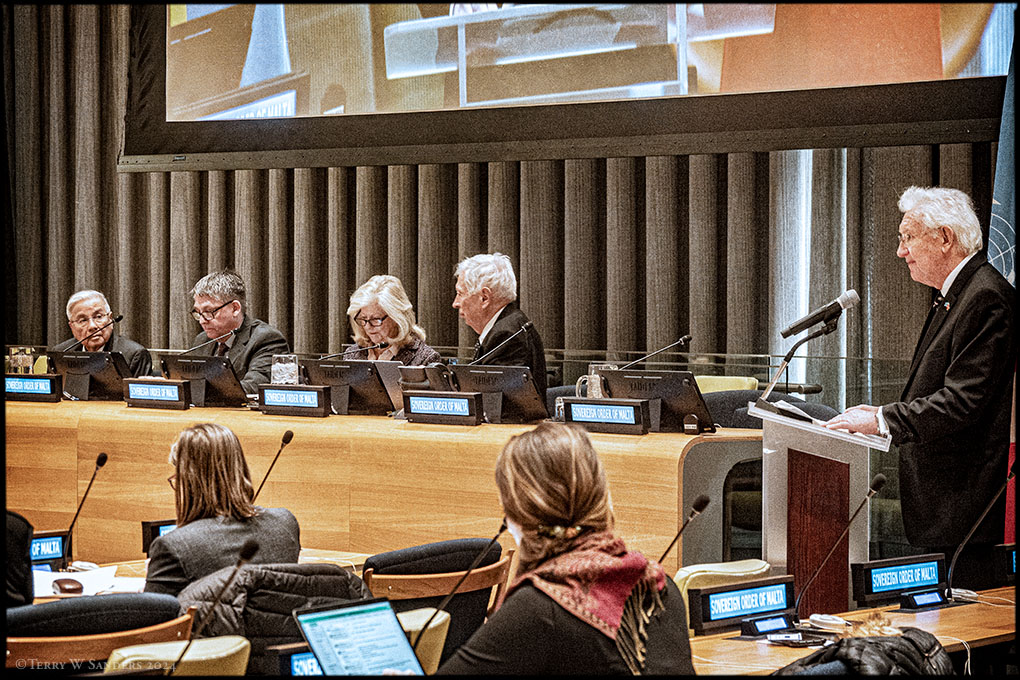 The Sovereign Order of Malta and the Permanent Mission of Mexico hosted a Conference at the United Nations regarding Human Trafficking Preventative Strategies and Care of Victims