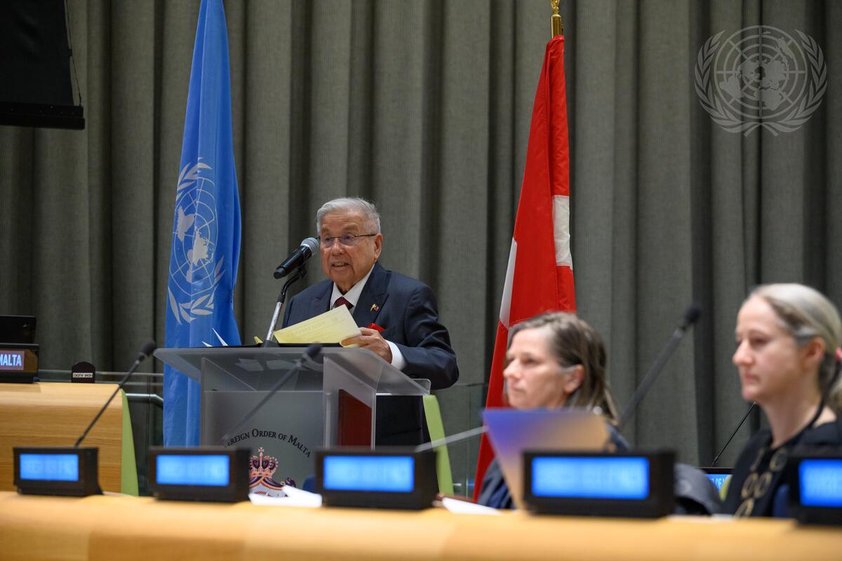 The Sovereign Order of Malta and the Permanent Mission of Mexico hosted a Conference at the United Nations regarding Human Trafficking Preventative Strategies and Care of Victims
