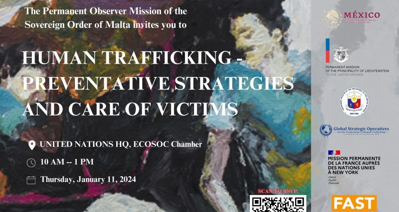 Human Trafficking Side Event: Preventative Strategies and Care of Victims