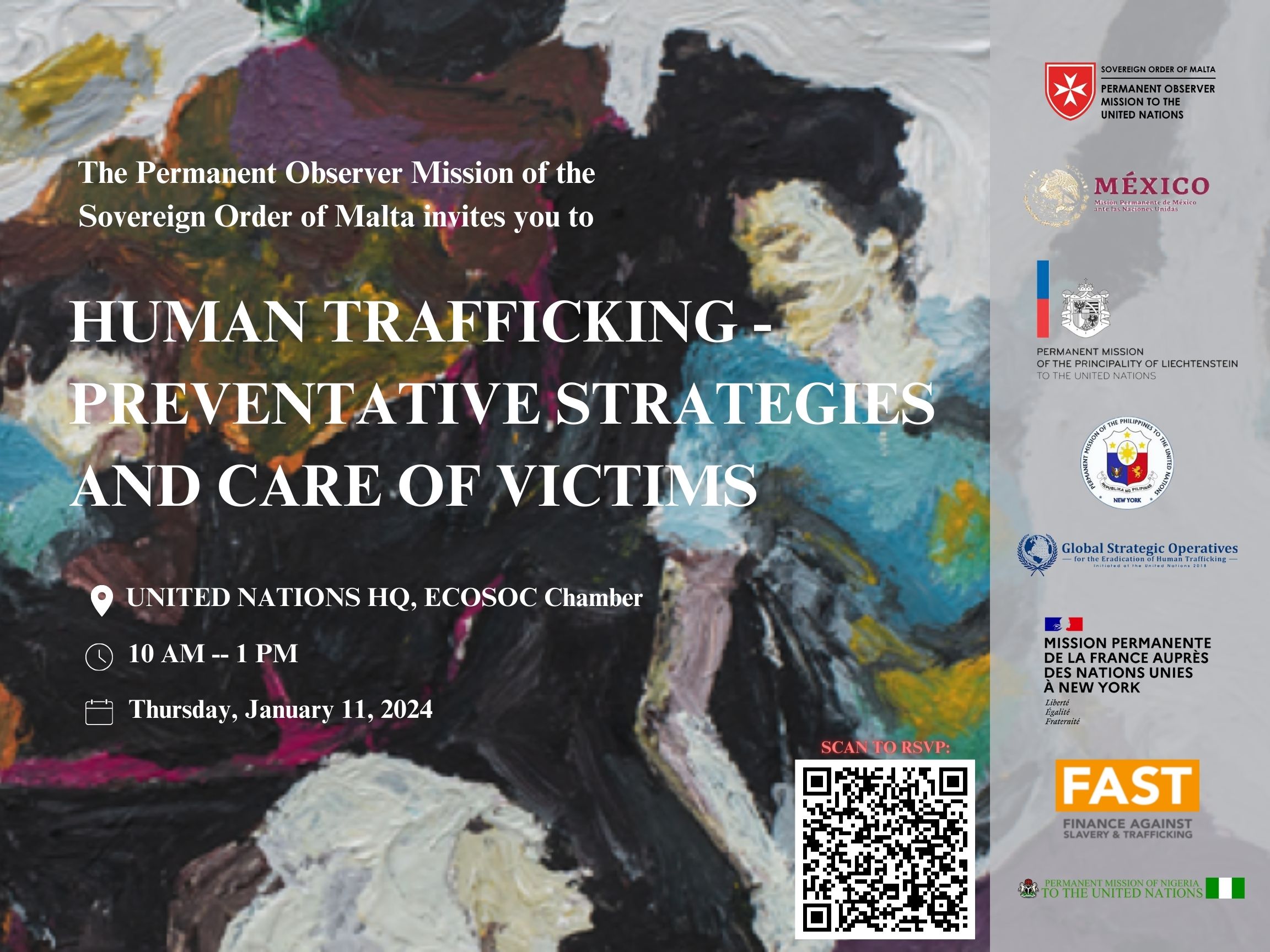 Human Trafficking Side Event: Preventative Strategies and Care of Victims