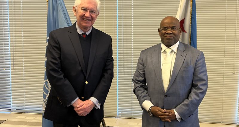 H. E. Ambassador Paul Beresford-Hill met with H.E. Ambassador Mohamed Siad Doualeh, the Permanent Representative of the Republic of Djibouti to the United Nations