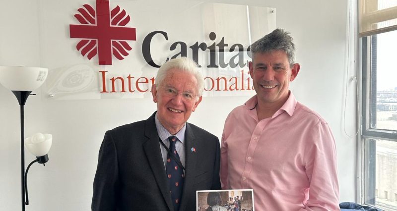 H.E. Ambassador Paul Beresford-Hill met with Mr. Alistair Dutton, the Secretary-General of Caritas Internationalis