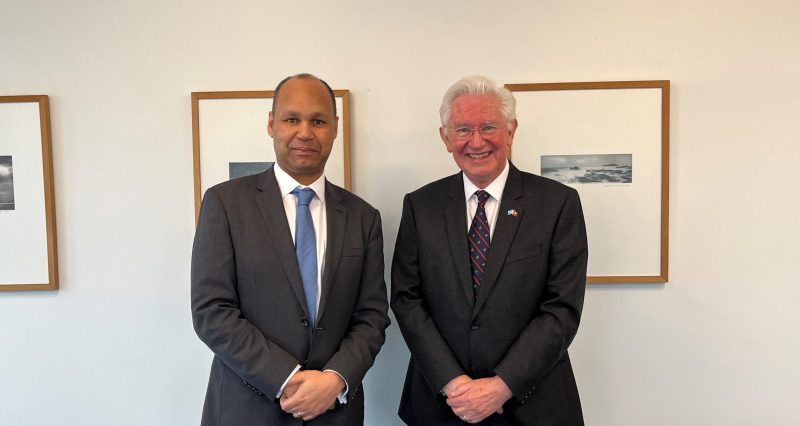 H.E. Ambassador Paul Beresford-Hill met with H.E. Ambassador James Kariuki, the Deputy Permanent Representative of the United Kingdom to the United Nations