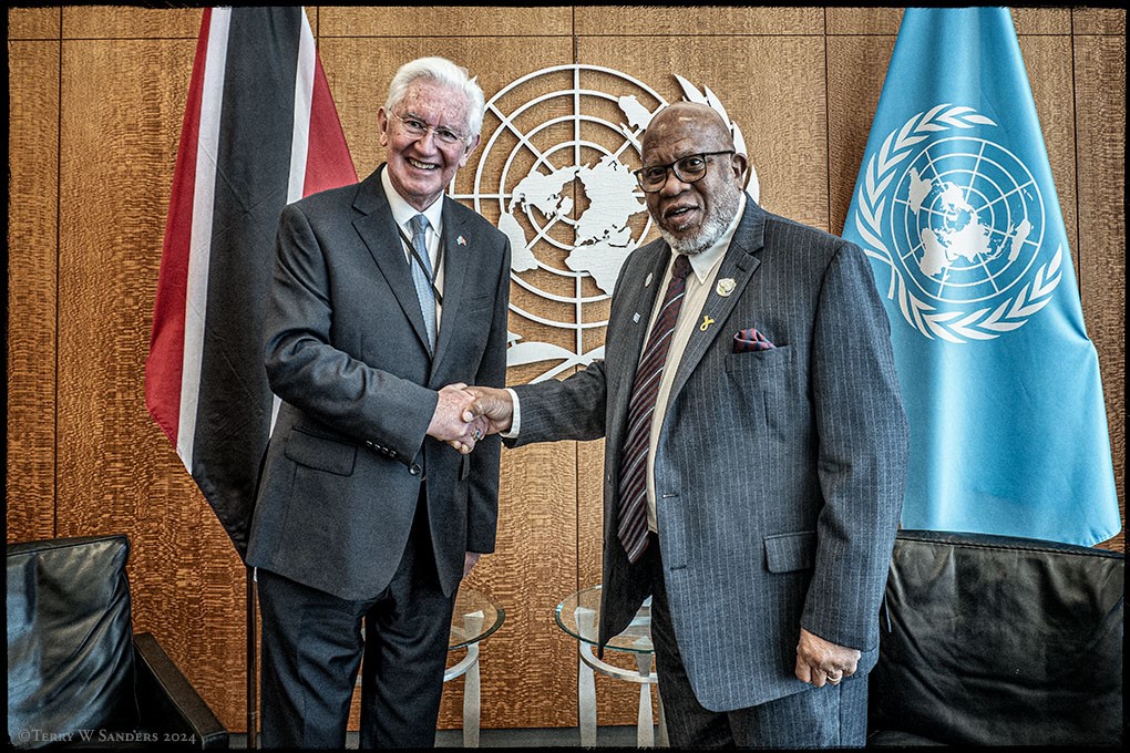 H.E. Ambassador Paul Beresford-Hill met with H.E. Ambassador Dennis Francis, the President of the United Nations General Assembly