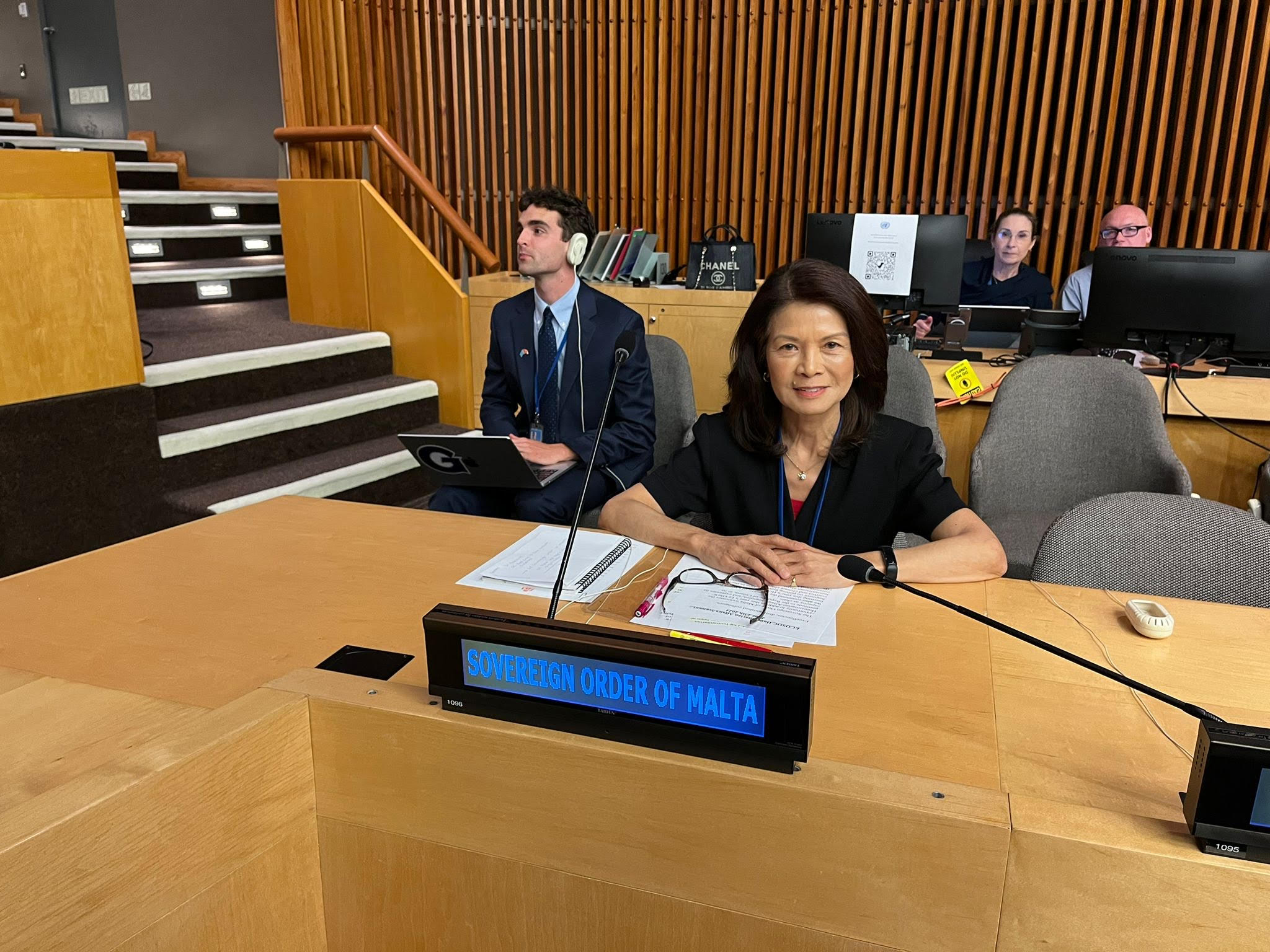 Counsellor Mrs. Marissa del Rosario Blackett Advocates for Greater Compliance with International Law at the 2024 Economic and Social Council Humanitarian Affairs Segment