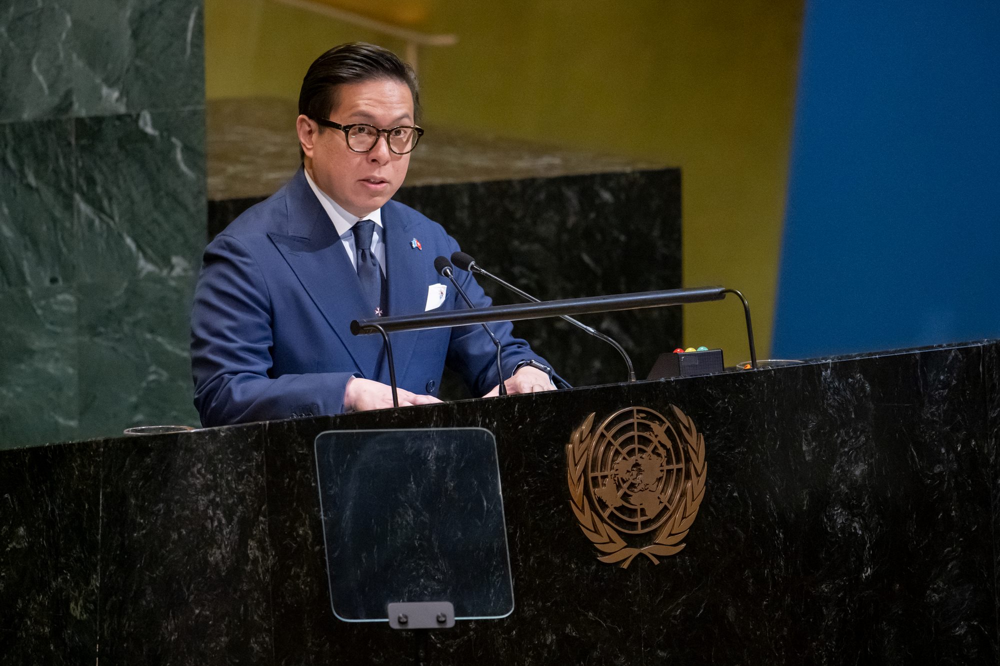Dr. Michael Espiritu Delivers Solemn Statement at United Nations General Assembly on 80th Anniversary of the End of World War II