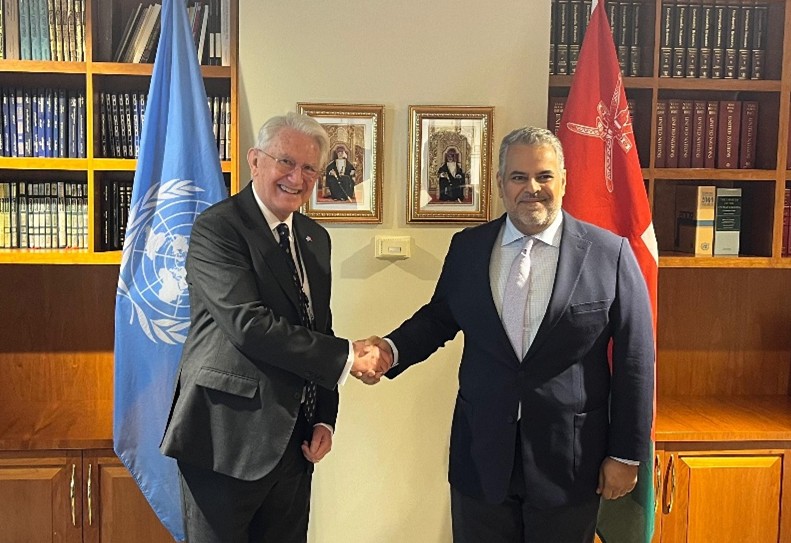 Ambassador Beresford-Hill Meets with Omani Permanent Representative at the United Nations