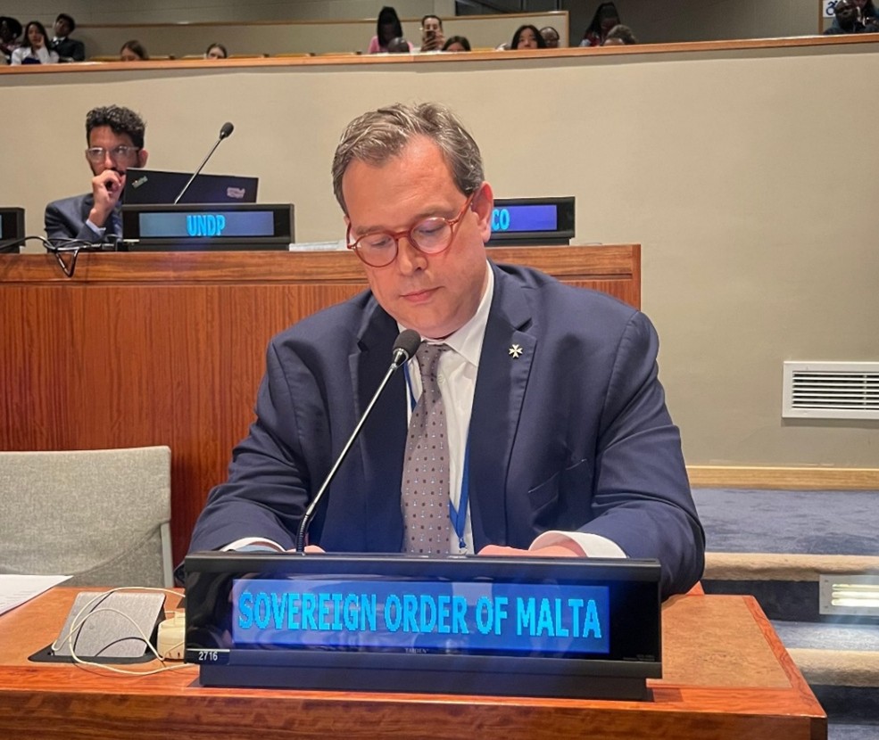 Sovereign Order of Malta Urges Global Solidarity, Dignity, and Resilience at UN High-Level Political Forum