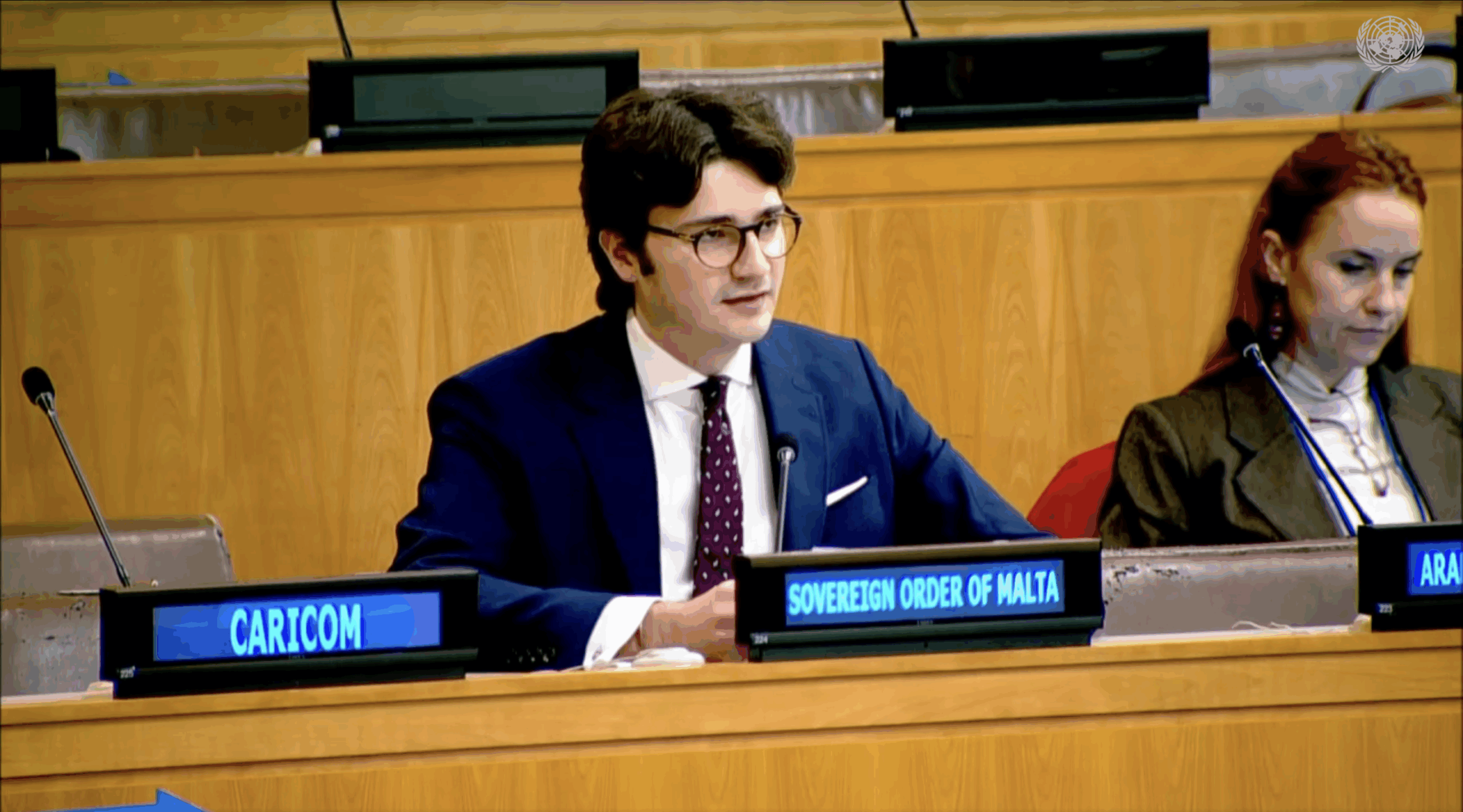 Pablo Camprubí Addresses the Third Committee on Human Rights in Afghanistan, led by Mr. Richard Bennett