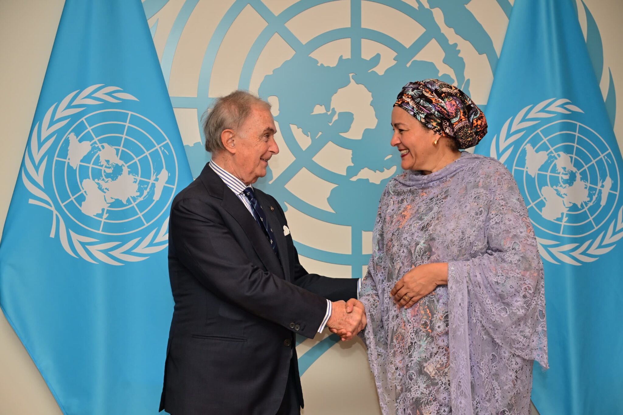 New York: Grand Chancellor in conversation with Deputy Secretary General of the United Nations