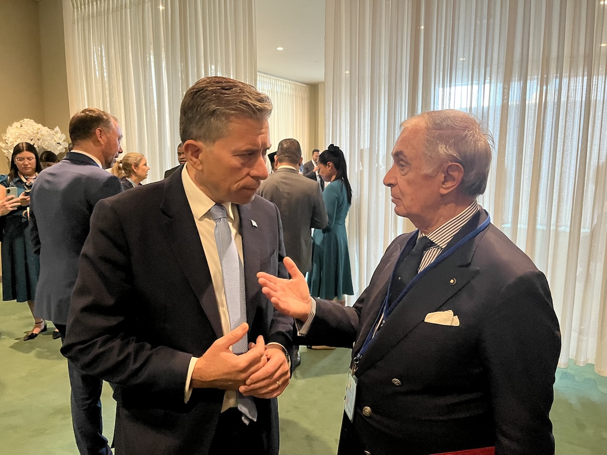 UN, Grand Chancellor meets Tom Fletcher