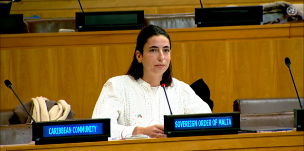 Margherita Calice, Diplomatic Trainee, Addresses the Promotion of a Democratic and Equitable International Order, led by Mr. George Katrougalos