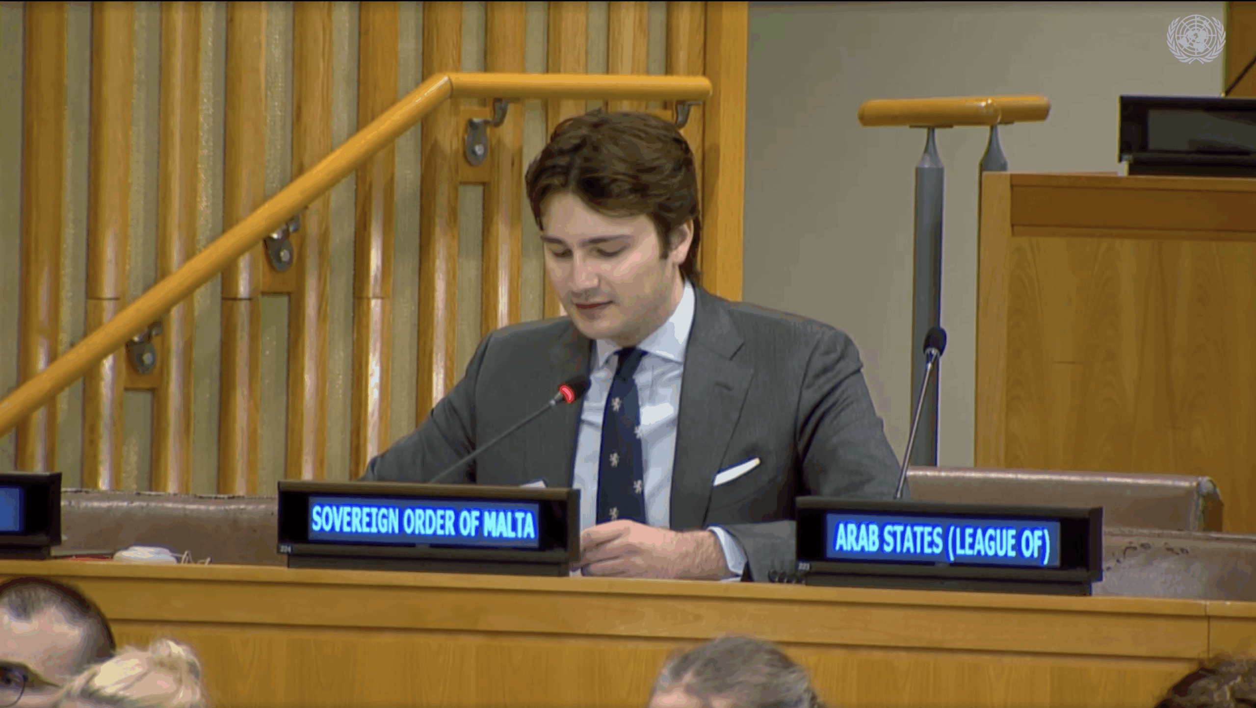 Pablo Camprubí Addresses the Third Committee on Human Rights in the Palestinian Territories, led by Ms. Francesca Albanese