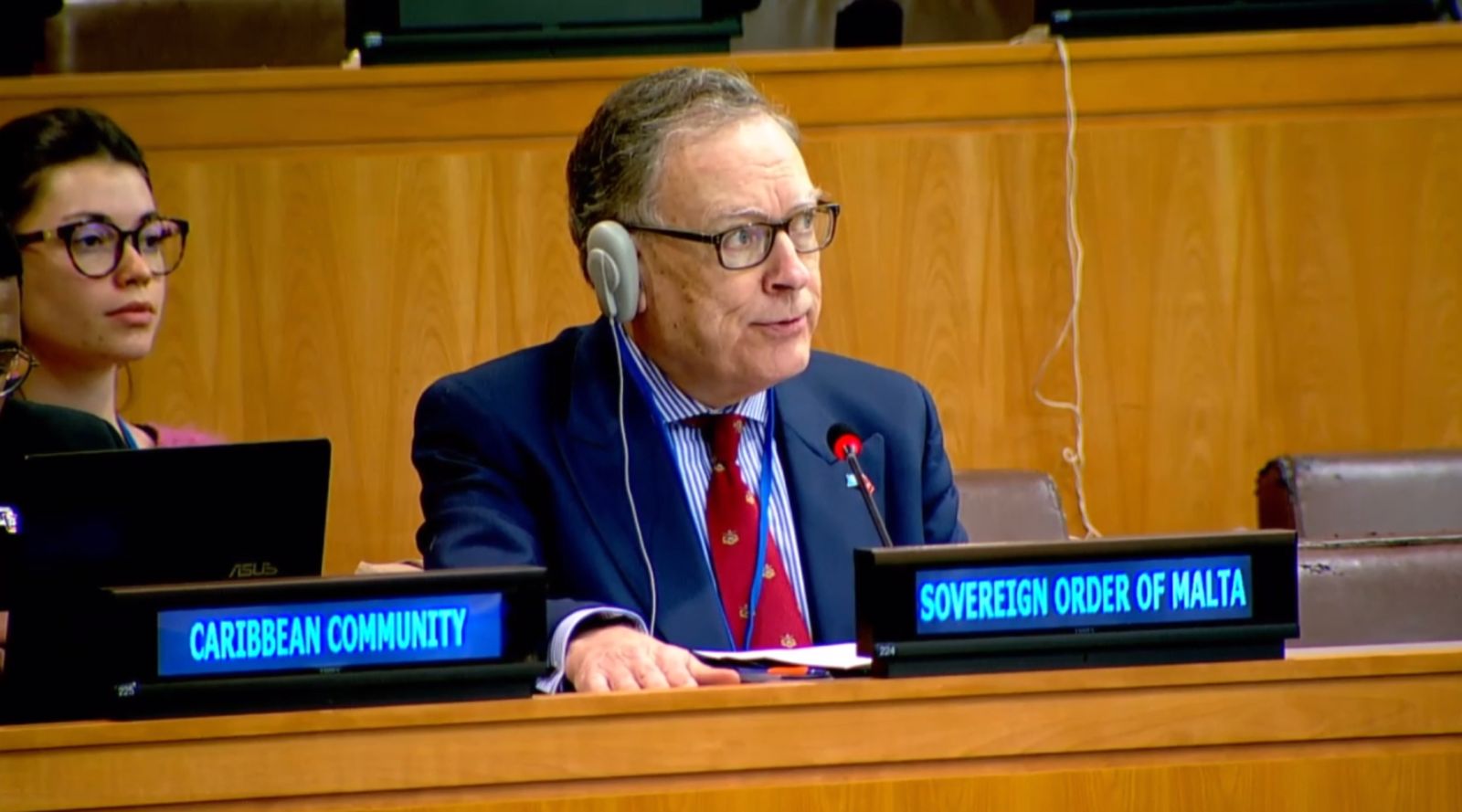 The Hon. Brien Horan, Senior Counsellor, addressed the Third Committee on the Prevention of Torture and Other Cruel, Inhuman or Degrading Treatment