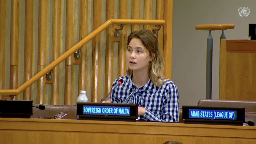 Theresa Bulfon Addressed the Third Committee on Contemporary Forms of Racism, Racial Discrimination, Xenophobia and Related Intolerance, led by Special Rapporteurs Ms. Ashwini