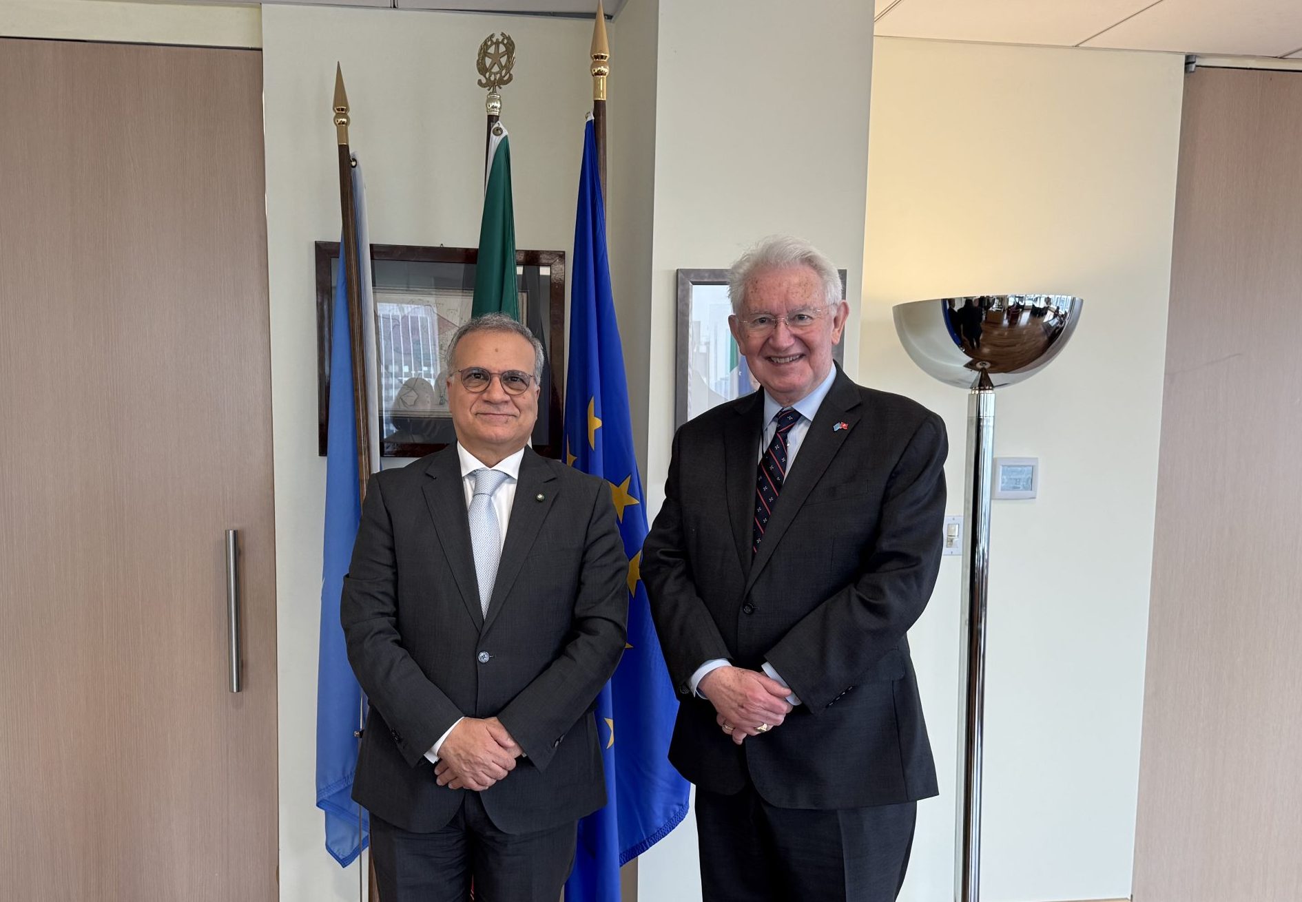 Ambassador Beresford-Hill Met with Ambassador Giorgio Marrapodi, Permanent Representative of the Italian Republic to the United Nations