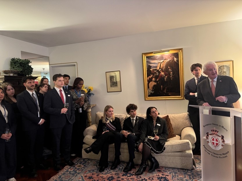 Intern’s Reception at the Sovereign Order of Malta Mission to the United Nations