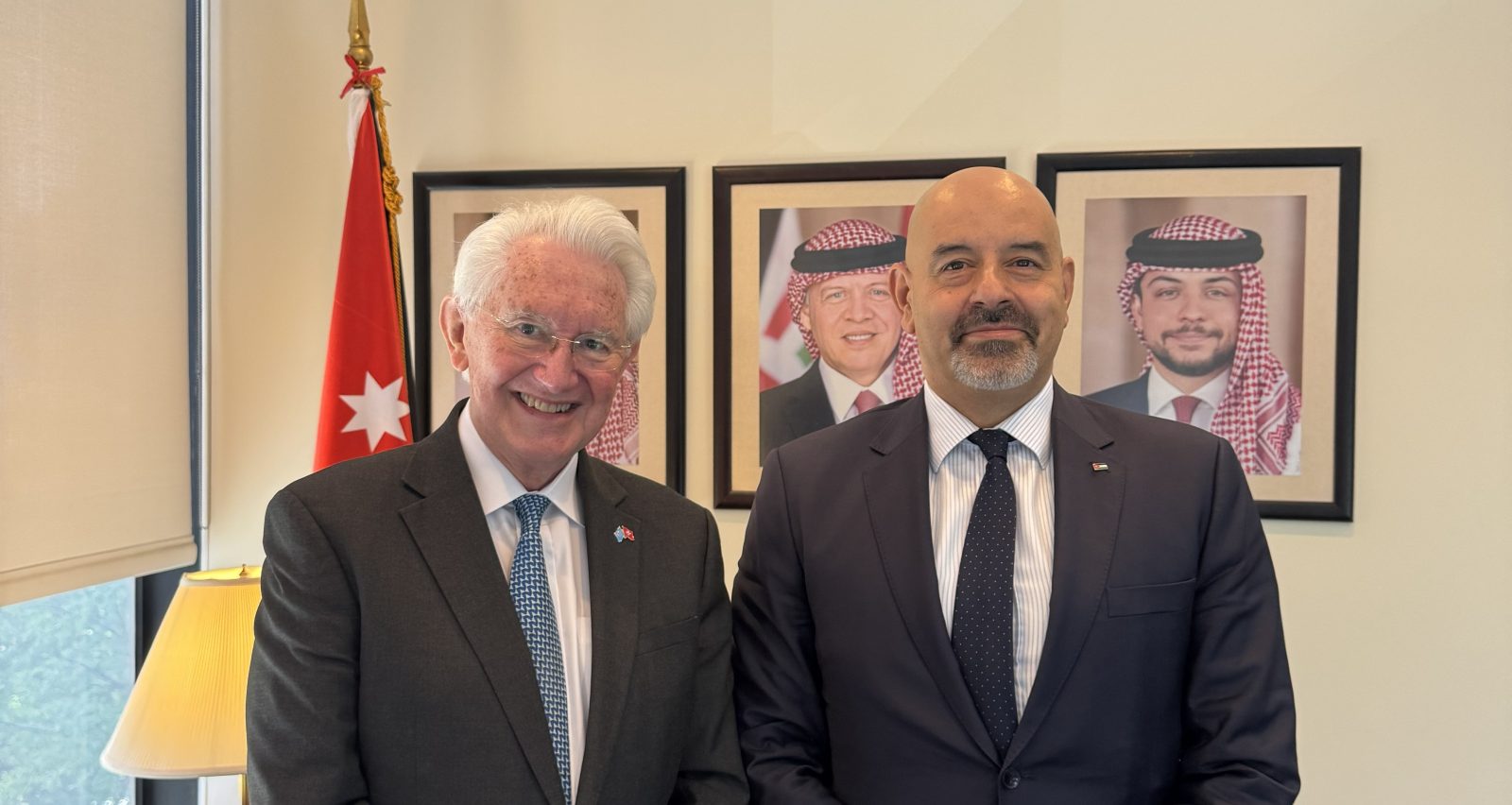 Ambassador Beresford-Hill Met With Ambassador Obeidat, Permanent Representative of the Hashemite Kingdom of Jordan to the UN