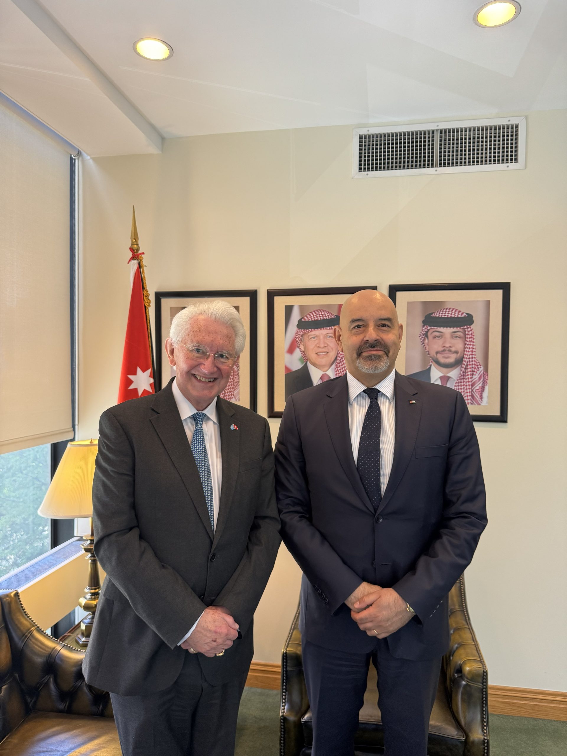 Ambassador Beresford-Hill Met With Ambassador Obeidat, Permanent Representative of the Hashemite Kingdom of Jordan to the UN