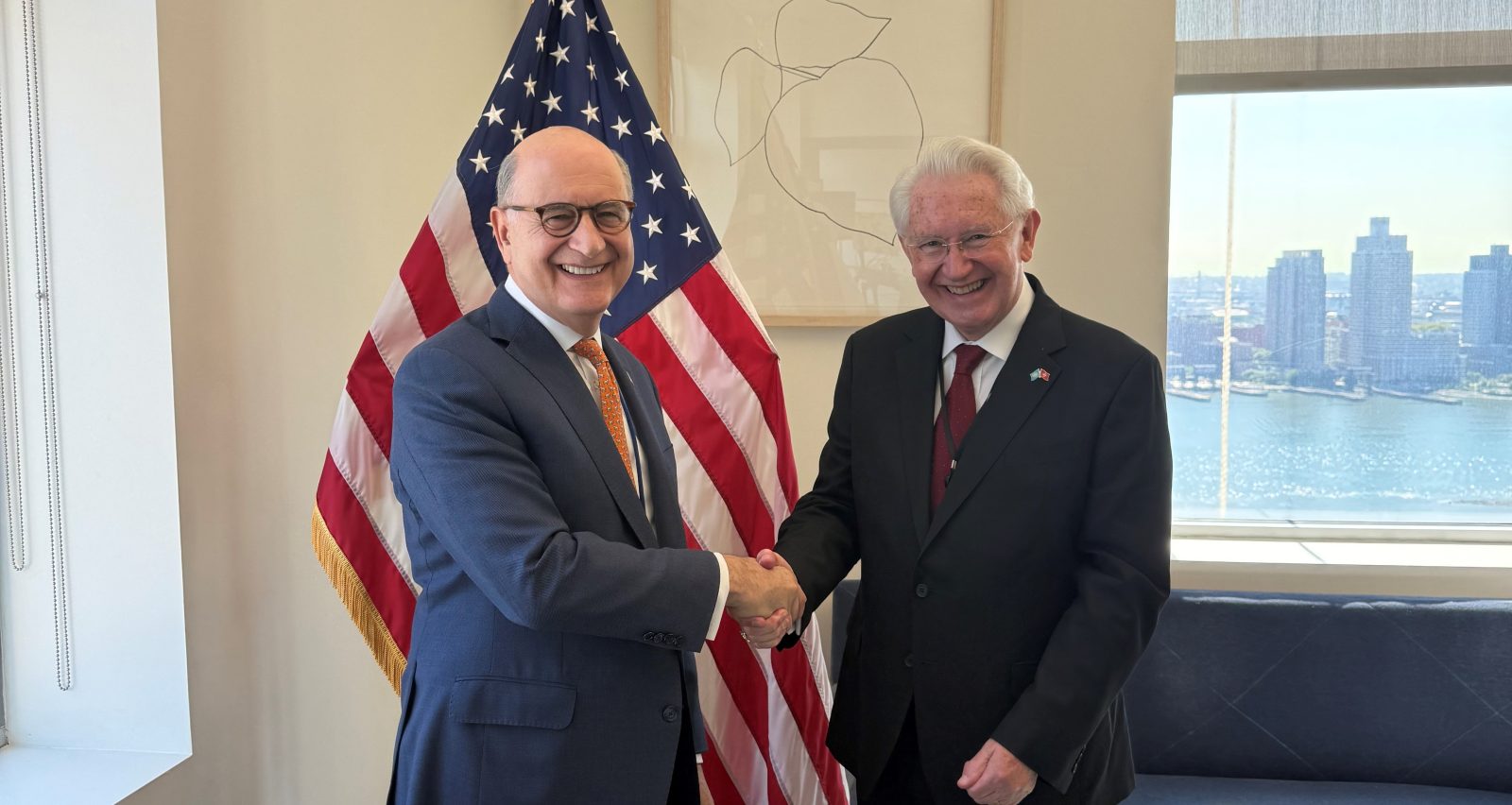 Ambassador Beresford-Hill met with Ambassador Negrea, Deputy Permanent Representative of the United States to the United Nations and Representative to ECOSOC