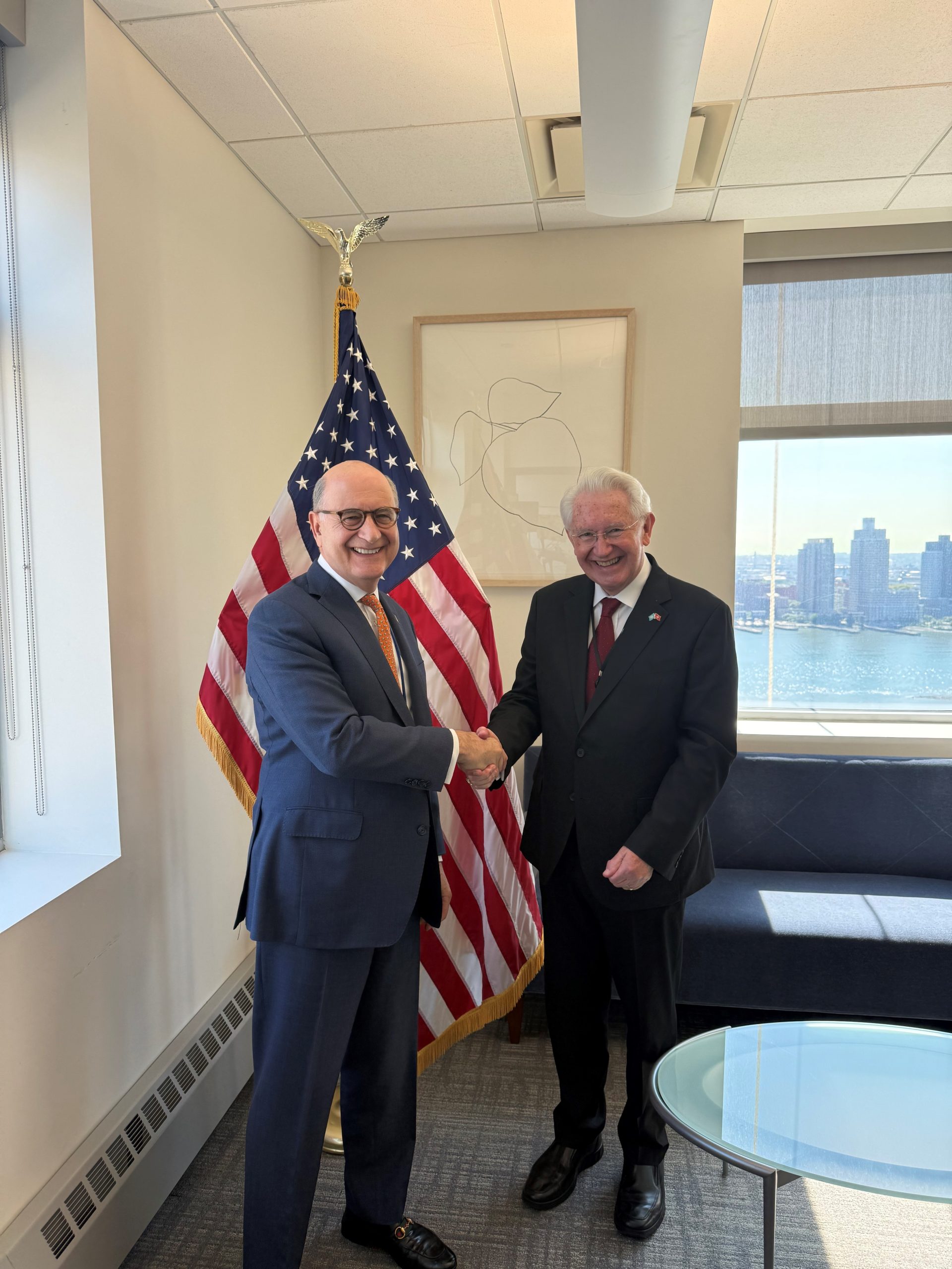 Ambassador Beresford-Hill met with Ambassador Negrea, Deputy Permanent Representative of the United States to the United Nations and Representative to ECOSOC