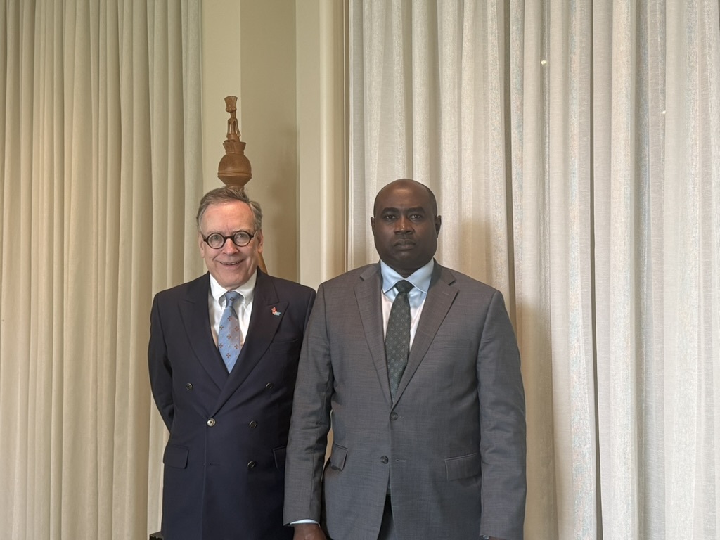 Deputy Permanent Observer, Judge Brien Purcell Horan, met with the Deputy Permanent Representative of the Republic of Chad, H.E. Mr. Mouctar Abakar