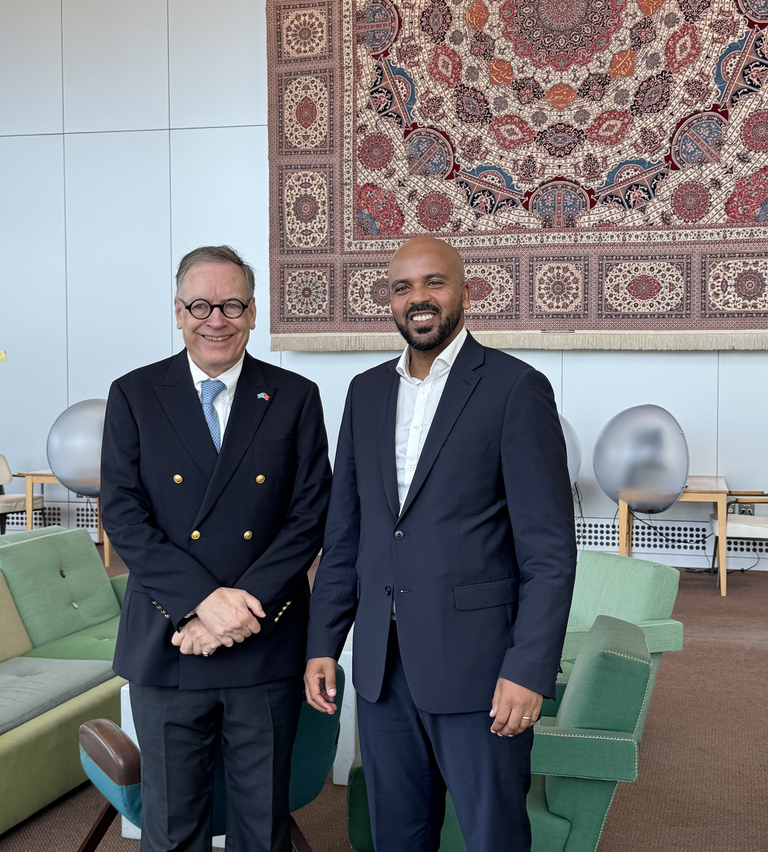 Judge Brien Purcell Horan, Deputy Permanent Observer met with Ambassador Anteneh Senbeta, Deputy Permanent Representative of the Federal Democratic Republic of Ethiopia