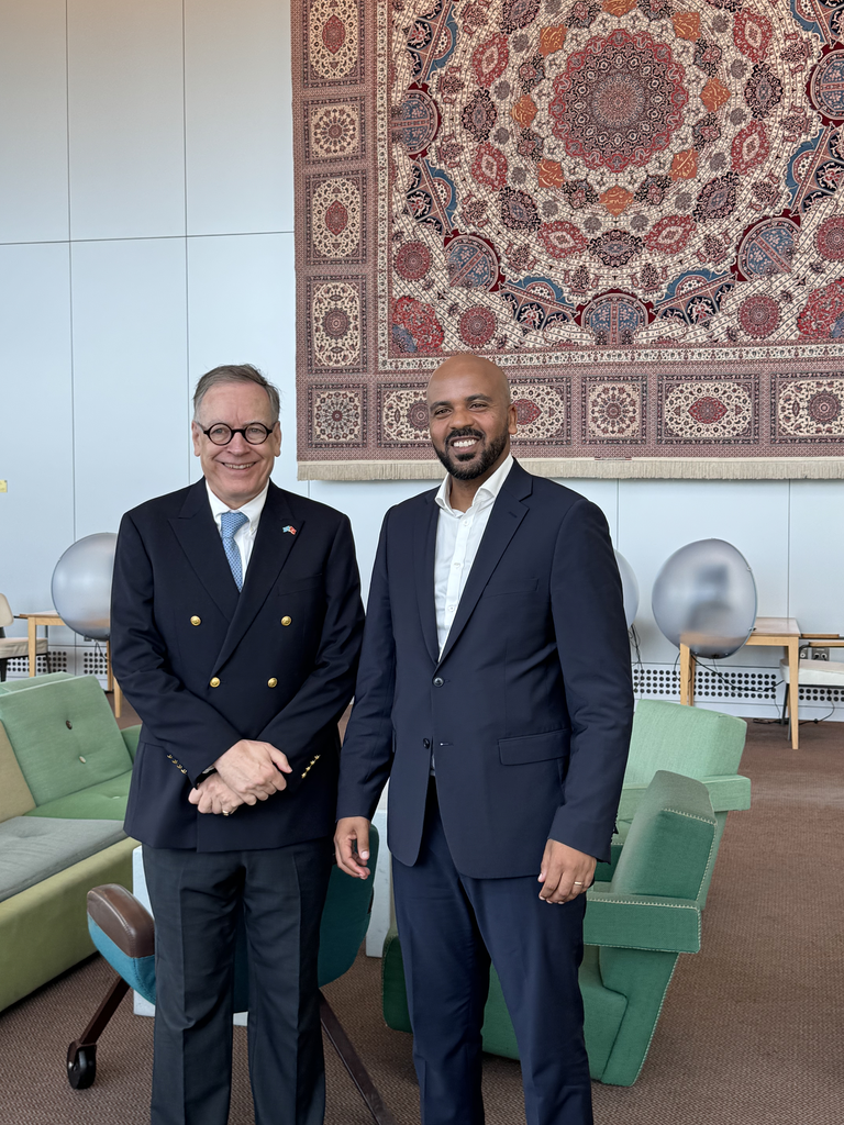Judge Brien Purcell Horan, Deputy Permanent Observer met with Ambassador Anteneh Senbeta, Deputy Permanent Representative of the Federal Democratic Republic of Ethiopia