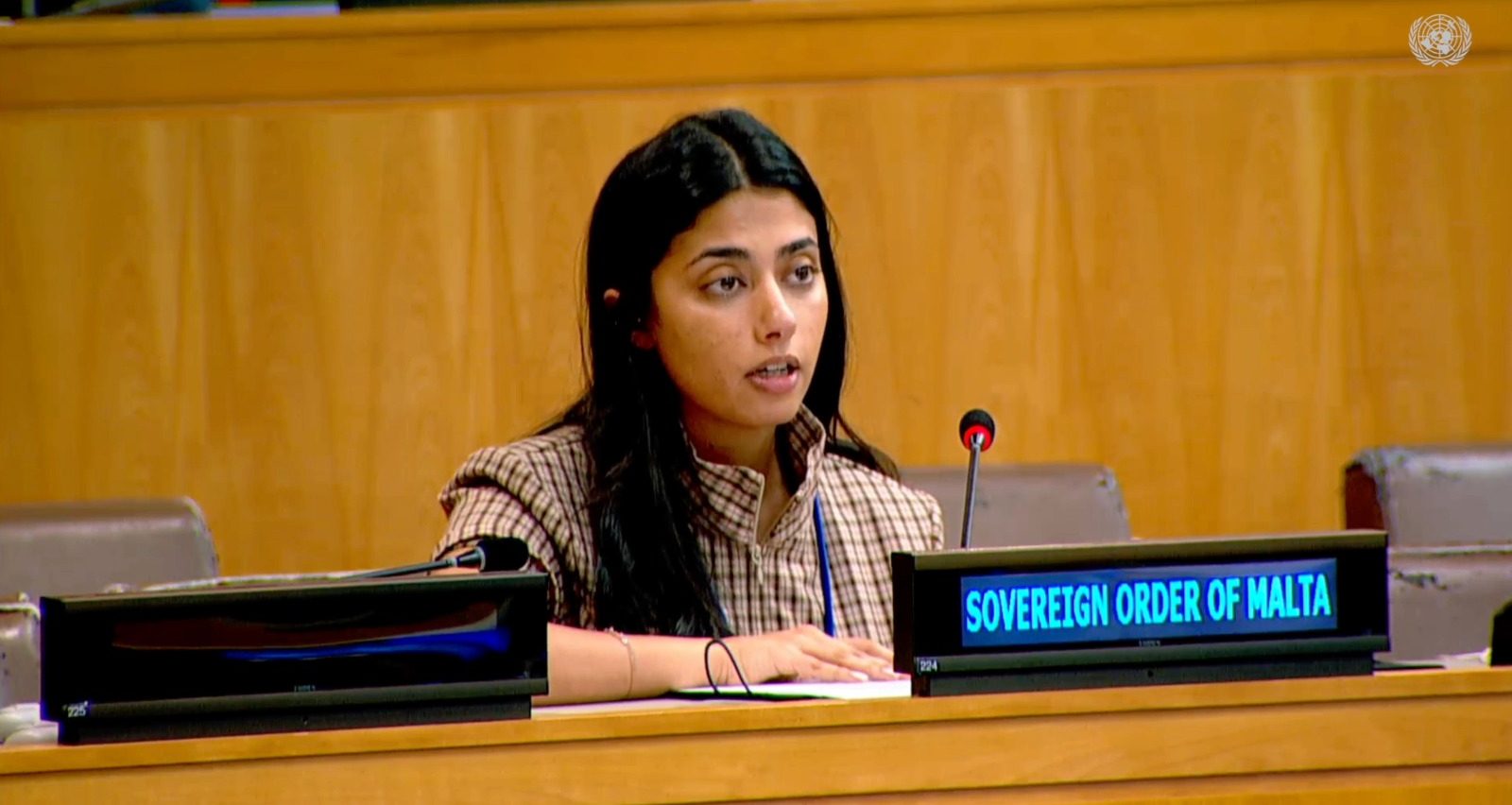 Imilia Rana, Addresses the Third Committee on Enforced and Involuntary Disappearances, following a briefing by Mr Juan Pablo Albán Alencastro and Ms. Gabriella Citroni