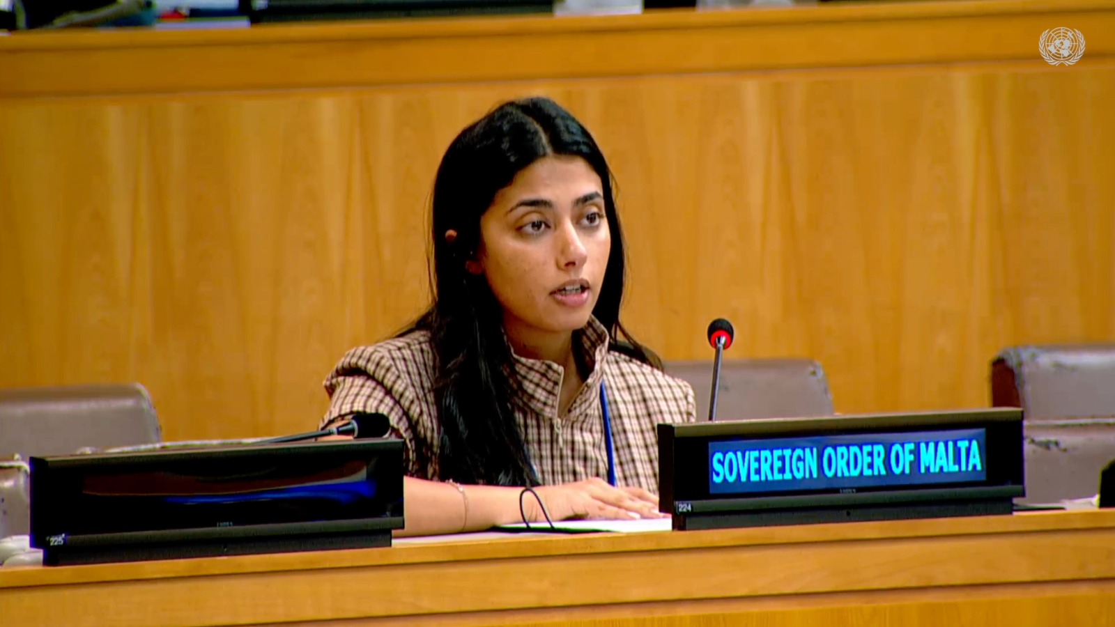 Imilia Rana, Addresses the Third Committee on Enforced and Involuntary Disappearances, following a briefing by Mr Juan Pablo Albán Alencastro and Ms. Gabriella Citroni